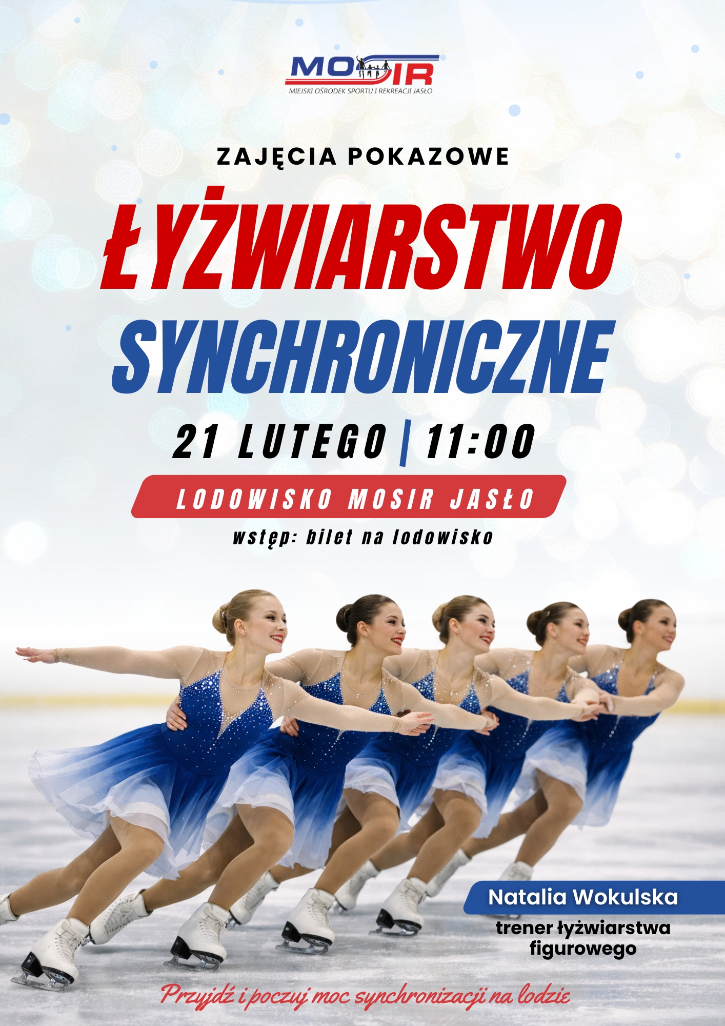 zajęcia pokazowe łyżwiarstwo synchroniczne