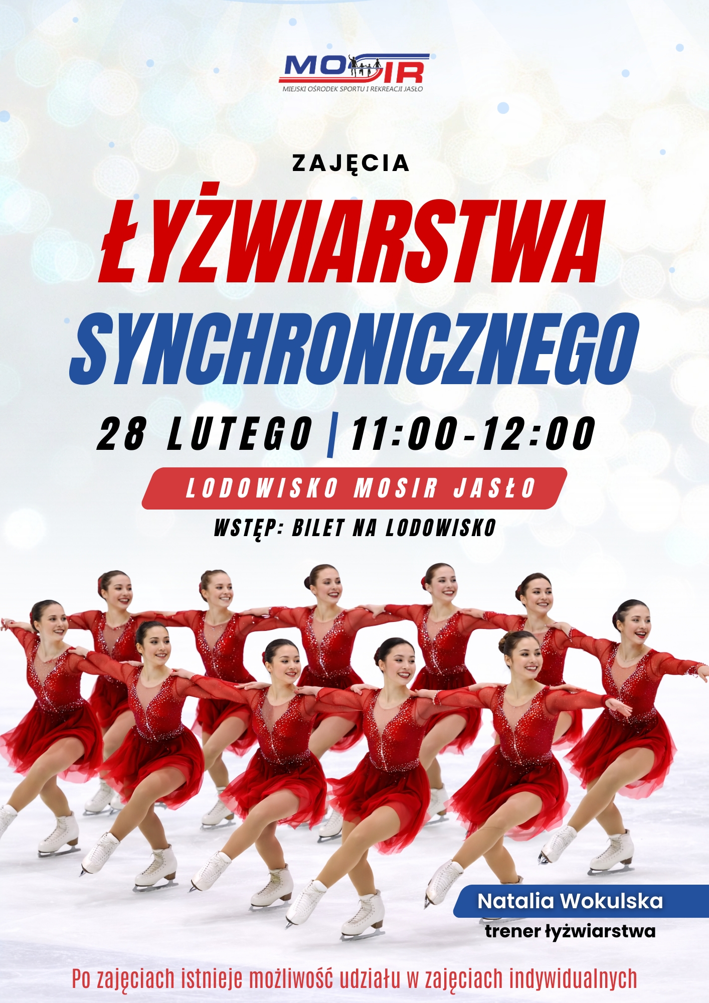 Zajęcia łyżwiarstwo synchroniczne