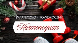   Świąteczno-noworoczny  harmonogram  MOSiR  Jasło...